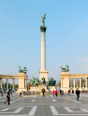 A Hősök tere Budapesten
