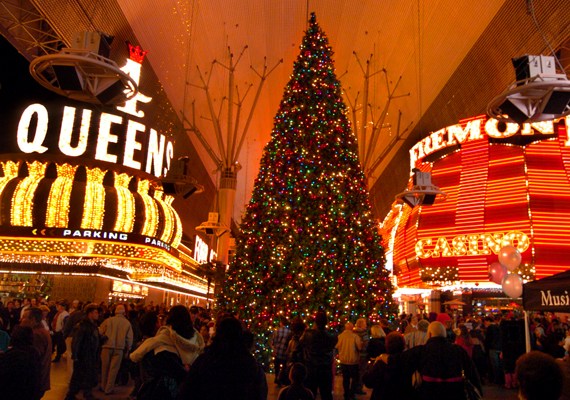 
                        	Bár furcsának tűnhet, sokak választják karácsonyi úti célnak a bűn városát, Las Vegast.