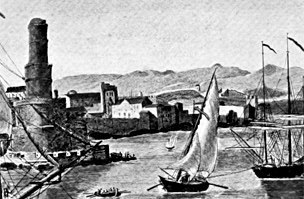 Port Royal egy korabeli rajzon