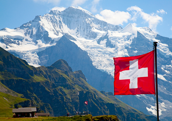 	Svájc harmadikként szerep a listán.