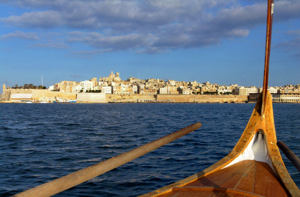 Málta egyik legnagyobb természetes öble: a Grand Harbour