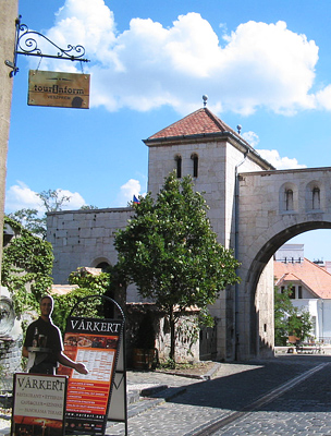 A Veszprémi vár kapuja