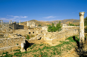 Az ókori város maradványai