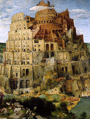 Pieter Bruegel festménye Bábel tornyáról