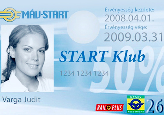 	Ha kiváltod a Start Klub kártyát, a MÁV vonatain 50%-os kedvezményt is kaphatsz.