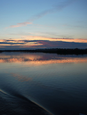 A Tisza-tó reggel