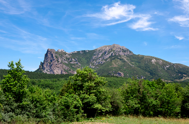 A Bugarach melletti hegy