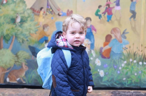 	Hivatalosan is nagyfiú lett a kedvenc kis trónörökösünk, György herceg ugyanis januárban megkezdte tanulmányait a Westacre Montessori School Nursery óvoda és iskola-előkészítőben.